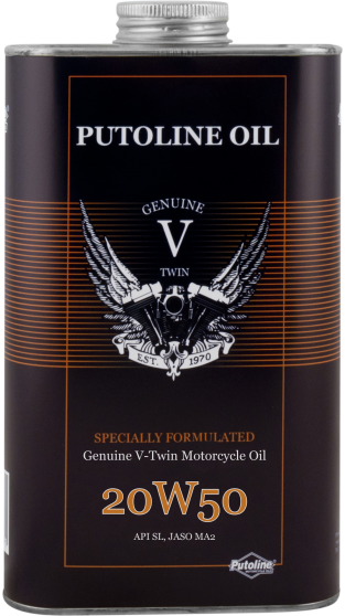 1 L blik Putoline Genuine V-Twin 20W-50