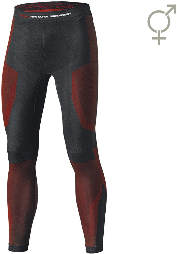 3D-SKIN WARM BASE FUNCTIONALPANTS BLACK-RED D-M