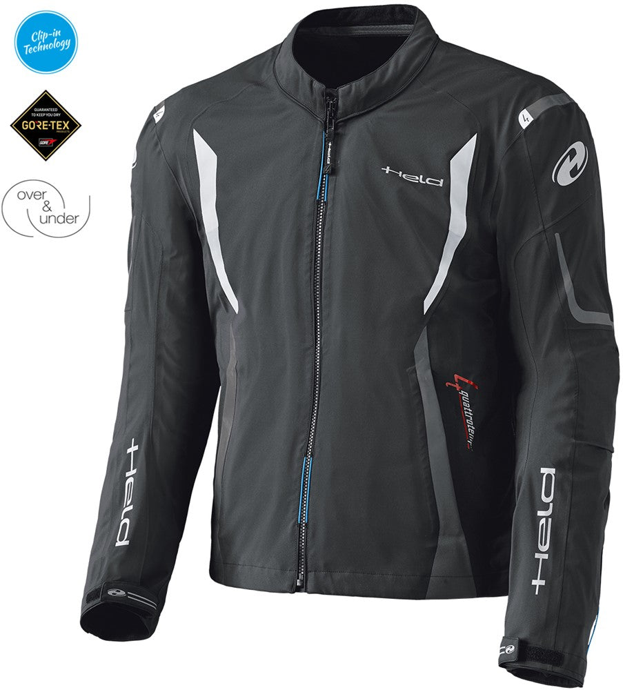 CLIP-IN GTX TOP GORE-TEX® Packlite JACKET BLACK-WHITE 4 XL
